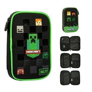 Пенал мягкий, с LED-подсветкой, Yes Minecraft Reality PH-35