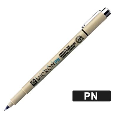 Ручка Pigma Micron PN Черный (линия 0.4-0.5 мм), Sakura