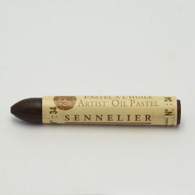 Пастель масляная Sennelier "A L'huile", Умбра жженая №34, 5 мл