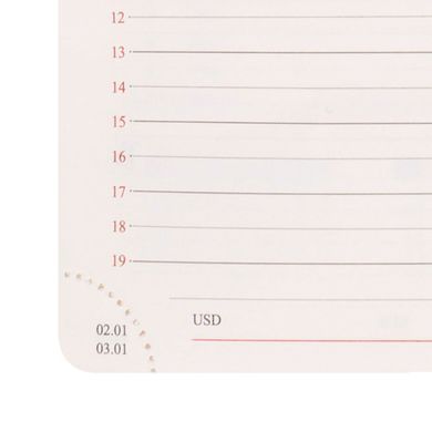 Щоденник діловий Leo Planner Binario, A5, датований 2027 роком, м&rsquo;який, темно-синій, 368 сторінок