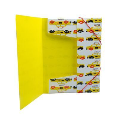 Папка Fancy, A4, 3,5х23х32 см, на гумці, Yes
