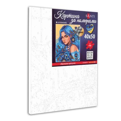 Картина за номерами Крижана красуня, 40х50 см, металізовані фарби, &copy;pollypop92, Santi