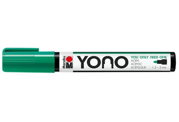 Акриловий маркер YONO, Зелений 067, 1,5-3 мм, Marabu