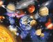 Картина за номерами Парад планет, 40x50 см, Brushme BS22268 зображення 1 з 3