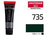 Фарба акрилова AMSTERDAM, (735) Окис чорний, 20 мл, Royal Talens