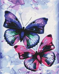 Картина по номерам Блестящие бабочки, 40x50 см, Brushme