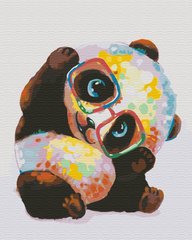 Картина по номерам Радужная панда, 40х50 см, Brushme