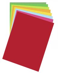 Бумага для дизайна Fotokarton B2, 50x70 см, 300 г/м2, №20 ярко-красная, Folia