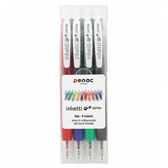 Набір гелевих ручок Inketti До школи, 4x0,5 мм, Penac