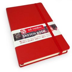 Блокнот для графики Talens Art Creation, 13х21 см, 140 г/м2, 80 листов, красный, Royal Talens
