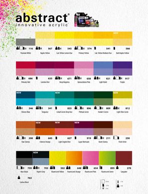 Краска акриловая Sennelier Abstract, Зеленый светлый устойчивый №811, 120 мл, дой-пак