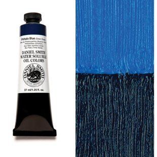 Краска масляная Daniel Smith водорастворимая 37 мл Phthalo Blue (Green Shade)