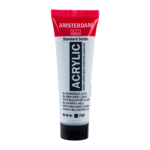 Краска акриловая AMSTERDAM, (750) Серый светлый, 20 мл, Royal Talens