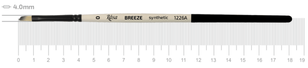 Кисть Breeze 1226A, №0, cинтетика, угловая, короткая ручка, Rosa
