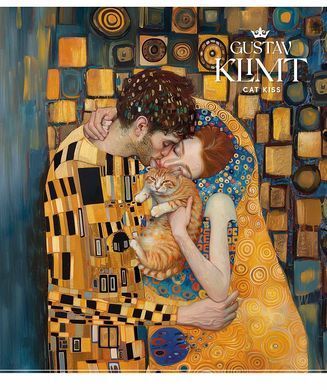 Зошит загальний Cats in art А5, 96 аркушів у клітинку, Школярик