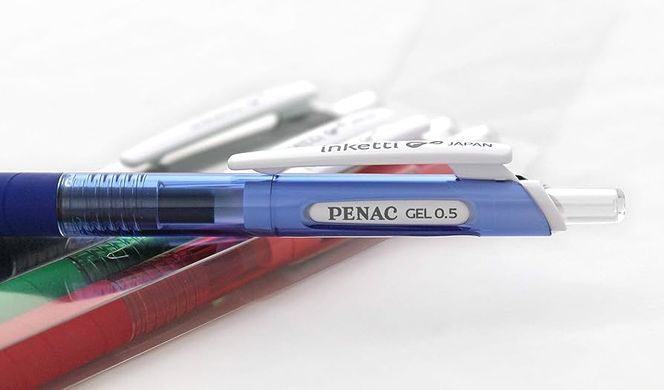 Набор гелевых ручек Inketti В школу, 4x0,5 мм, Penac