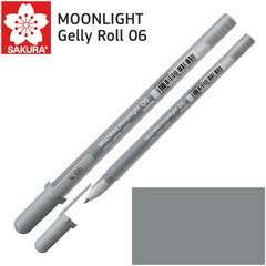 Ручка гелевая MOONLIGHT Gelly Roll 06, Серо-зеленая, Sakura