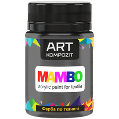 Краска по ткани ART Kompozit "Mambo" черная жемчужина - металлик 50 мл