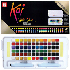 Набор акварели Koi Studio Set, 72 цвета, Sakura