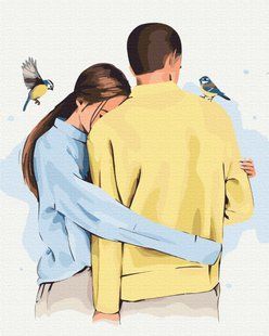 Картина за номерами У твоїх обіймах &copy;Alla Berezovska, 40х50 см, Brushme