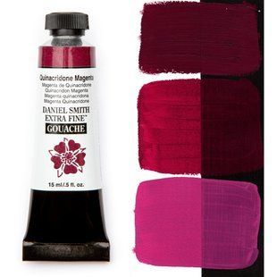 Фарба гуашева Daniel Smith 15 мл Quinacridone Magenta