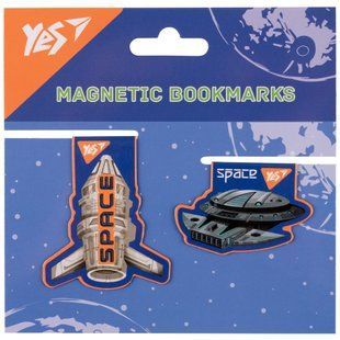 Набор закладок магнитных Ultra Space, 2 штуки, Yes
