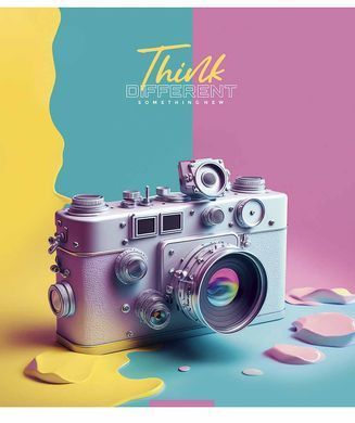 Зошит загальний Think different А5, 96 аркушів у лінію, Star