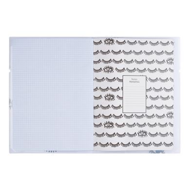 Тетрадь А4, 48 листов в клетку, в пластиковой папке с рисунком BBH Eyes, YES