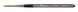 Пензель синтетика імітація колонка Tintoretto 1328, №2, кругла, металева ручка 1328.2 зображення 1 з 2