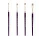 Кисть Silver Brush 8820S Silver Silk 88 Chisel Blender синтетика плоская №4 8820S-4 фото 2 с 3