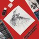 Набір графітних олівців Graphic Designer Sketching Soft, металева коробка, 12 штукі, Derwent 5010255716606 зображення 8 з 11