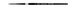 Пензель Silver Brush Black Velvet 3007S білка+синтетика лайнер №4 (3 мм) 3007S-4 зображення 1 з 3