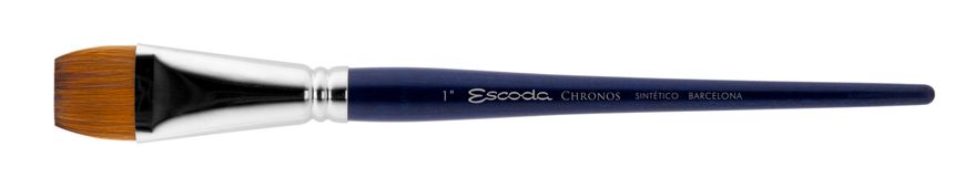 Кисть плоская Escoda Chronos 1352 синтетика+колонок №1/2