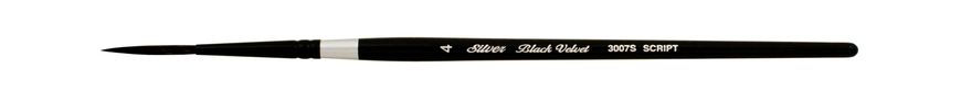 Пензель Silver Brush Black Velvet 3007S білка+синтетика лайнер №4 (3 мм)