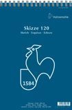 Альбом для рисования на спирали Skizze 120 А4, 120 г/м&sup2;, 50 листов, Hahnemuhle