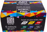 Набір акрилових фарб ART Kompozit 6x20 мл