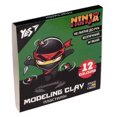 Пластилін Yes Ninja 12 кольорів