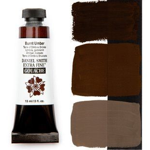 Фарба гуашева Daniel Smith 15 мл Burnt Umber