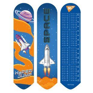Закладка 2D Space, 4,5х19 см, Yes