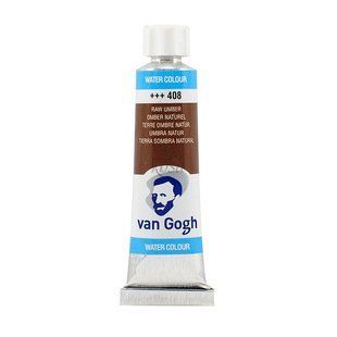 Краска акварельная Van Gogh (408), Умбра натуральная, туба, 10 мл, Royal Talens