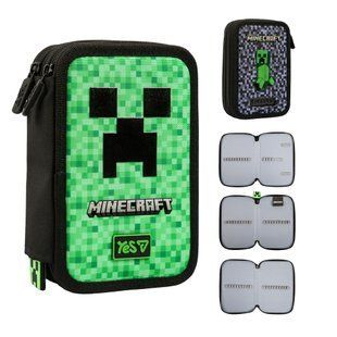 Пенал твердый, тройной, Minecraft TNT, HP-05, Yes