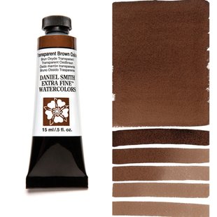 Краска акварельная Daniel Smith 15 мл Transparent Brown Oxide