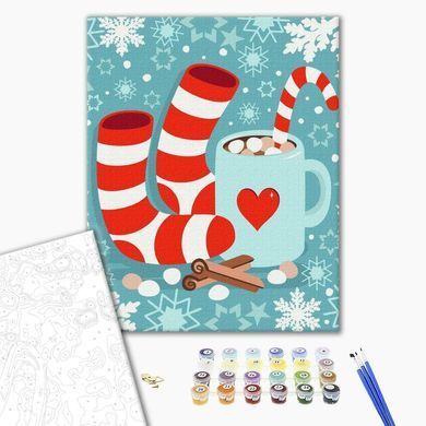 Картина за номерами Ну-ка зимувати, 40х50 см, Brushme