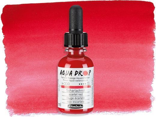 Краска акварельная Schmincke AQUA DROP 30 мл Scarlet red