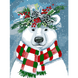 Картина по номерам Святковий ведмідь 30x40 см, Santi 4823099544059 зображення 1 з 2