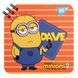 Блокнот Minions, 11х11 см, 80 листов, двойная спираль, YES 4820258571222 фото 1 с 2