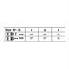 Кисть Silver Brush Crystal 6814S синтетика флейц №3 6814S-3 фото 3 с 3
