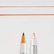Перманентный маркер Identi Pen, двусторонний, 0,4/1 мм, Оранжевый, Sakura 084511365070 фото 3 с 7