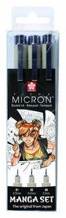 Набор лайнеров PIGMA Micron MANGA, 3 штуки, Sakura
