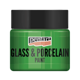 Фарба акрилова Glass & Porcelain, на водній основі, зелене яблуко, 30 мл, Pentart